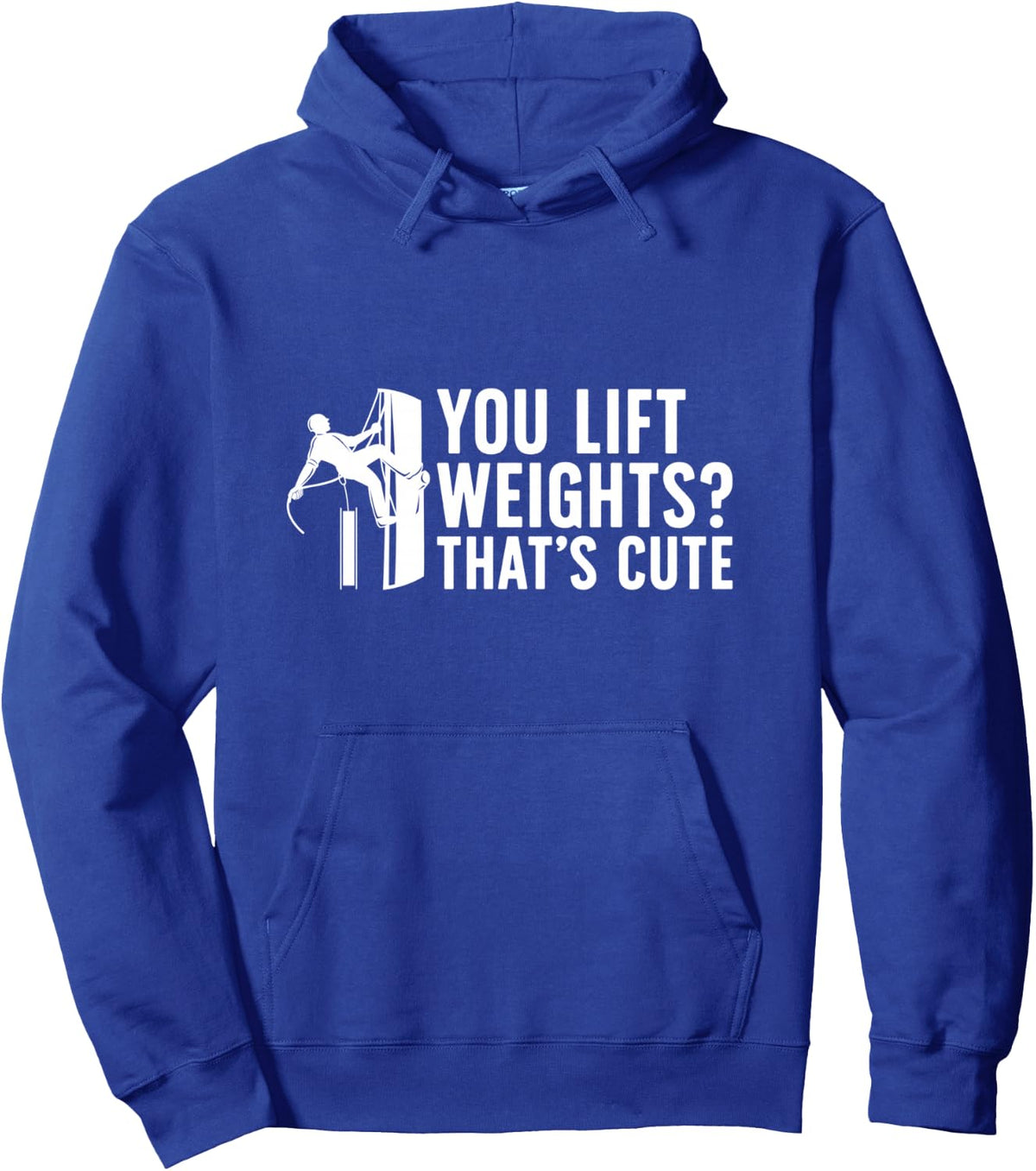 Funny Iron Working For Ironworker Unisex-Adults Black Small Classic Long Sleeve Pullover Hoodie - Adult Unisex Royal Blue