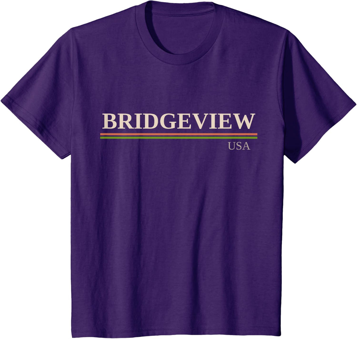 Bridgeview USA T-Shirt - Purple