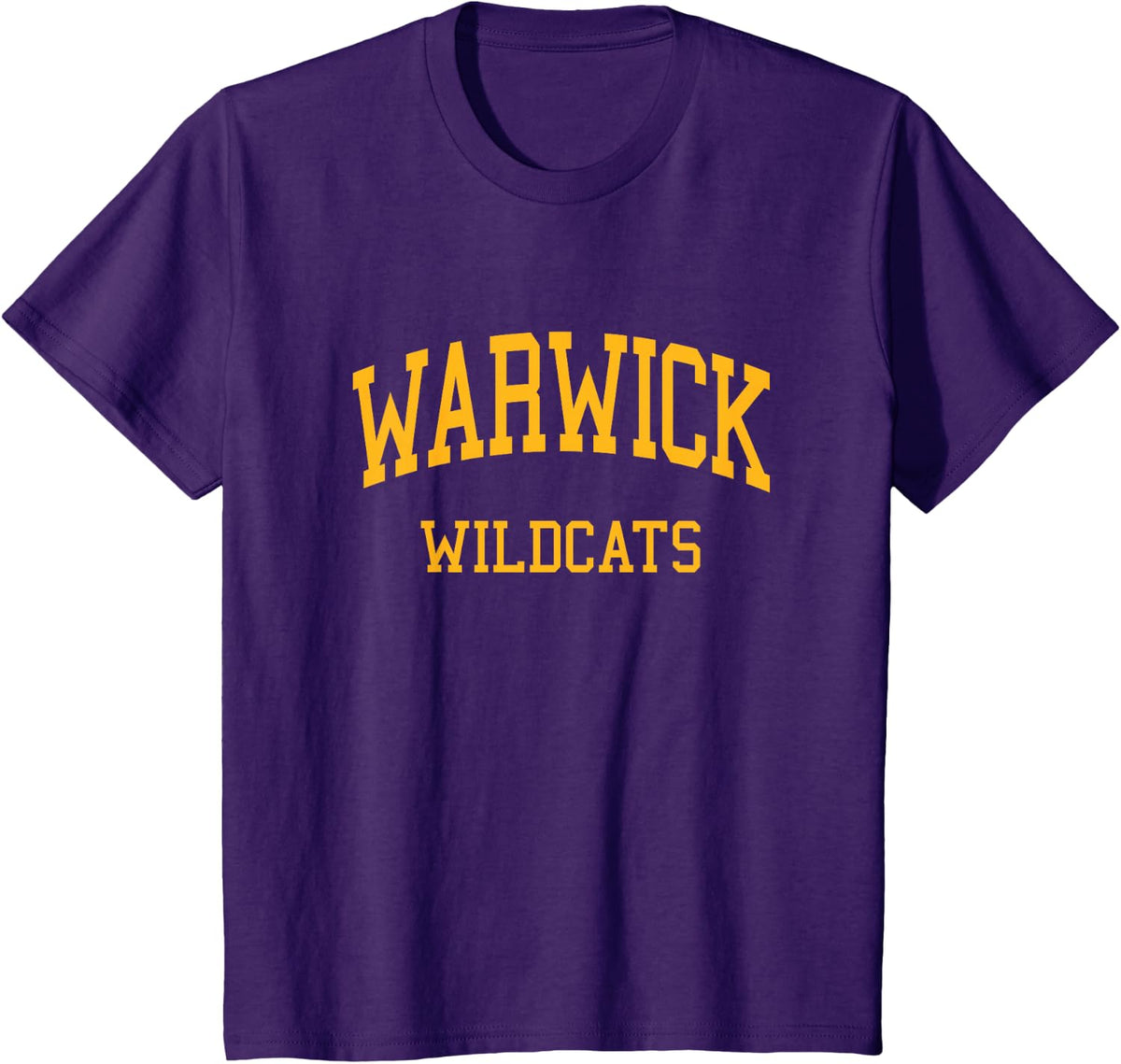 Warwick High School HS Warwick NY Retro Sports T-Shirt - Purple