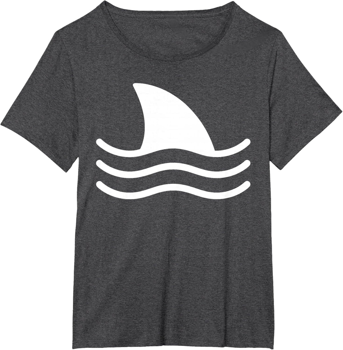Cool Shark Costume for Men Women Kid Great White Shark Lover T-Shirt - Dark Heather Grey
