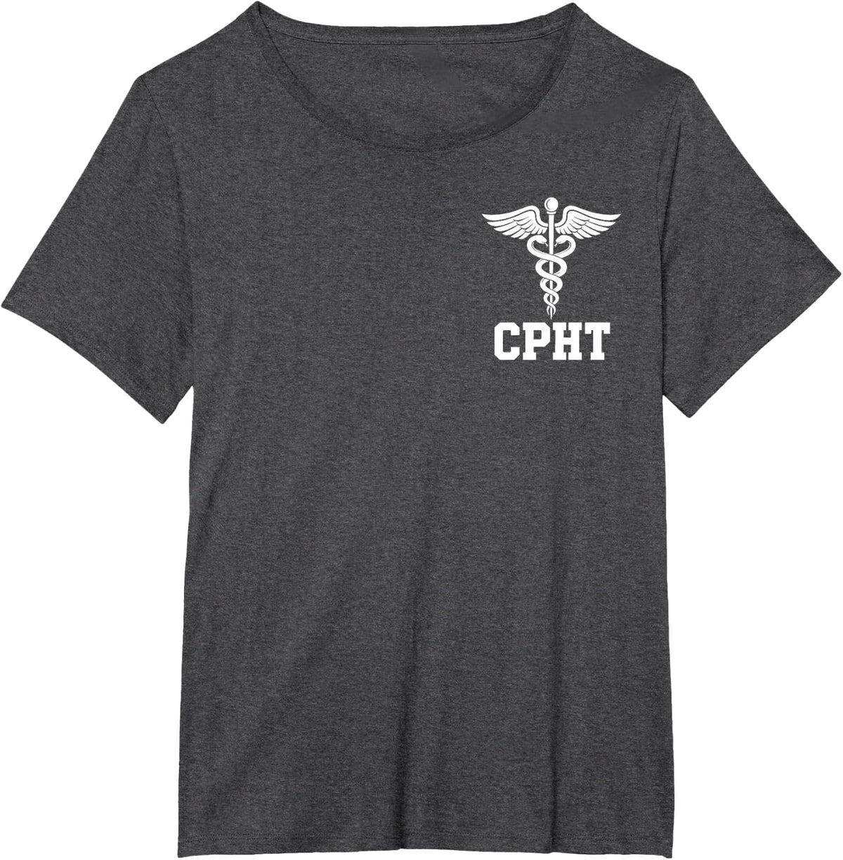 Pharmacy Technician Rx Tech CPHT Pharmacy T-Shirt - Dark Heather Grey