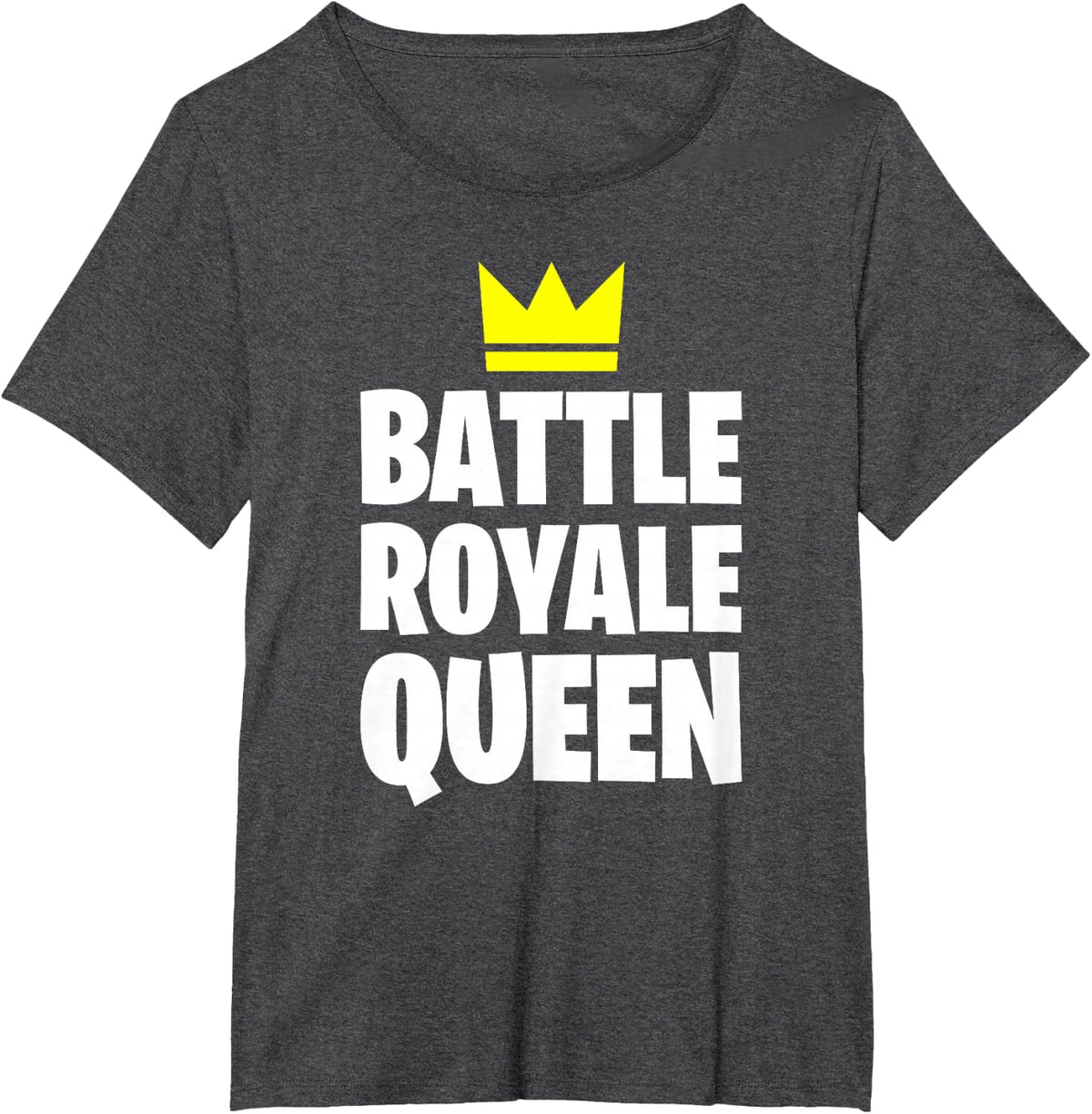 Battle Royale Queen Shirt Funny Gaming Quote for Gamers T-Shirt - Dark Heather Grey