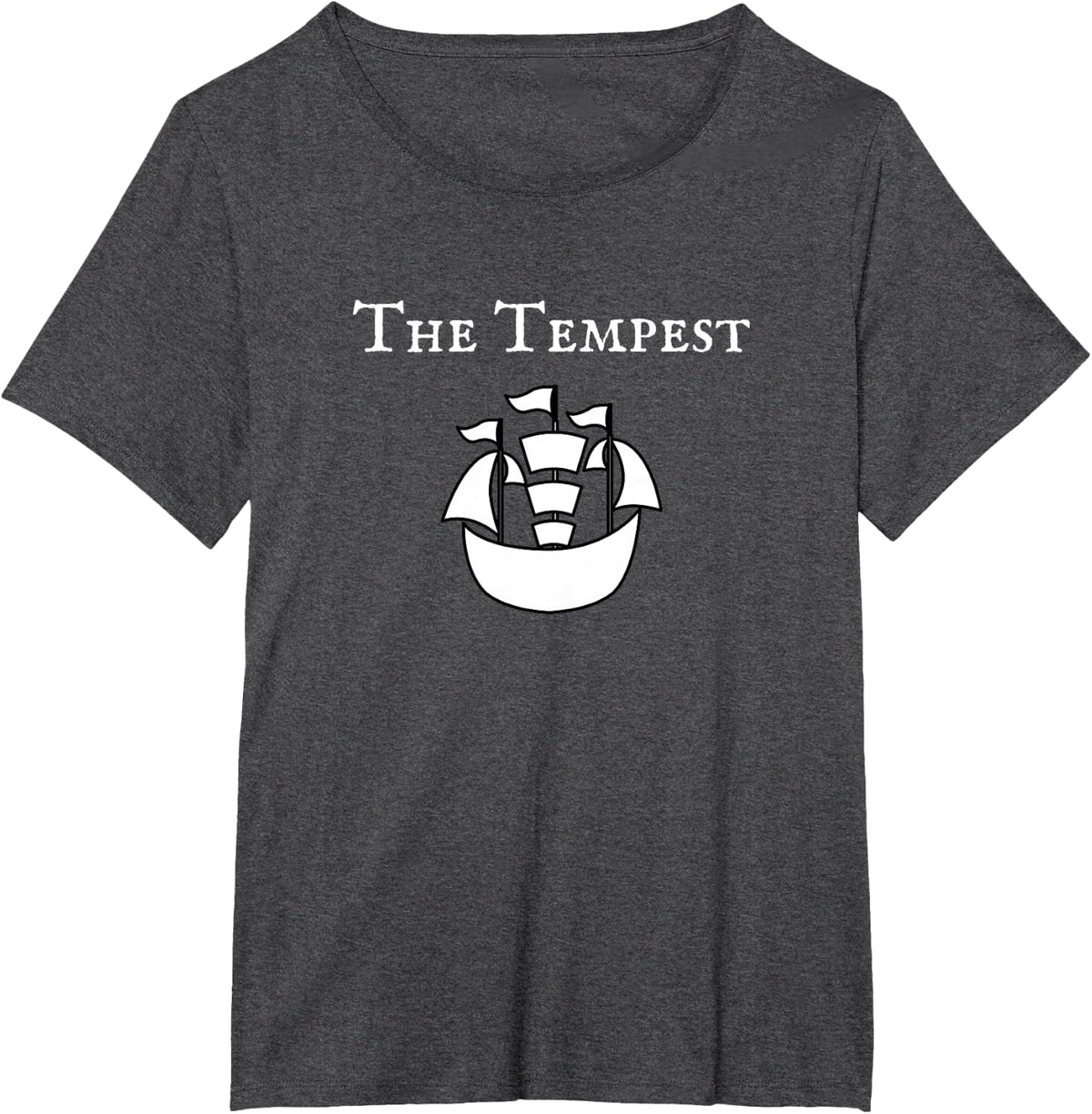 The Tempest Shakespeare Play Actor T-Shirt T-Shirt - Dark Heather Grey