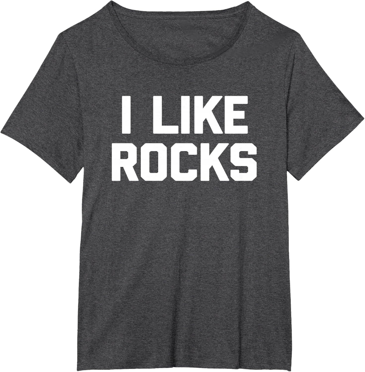 Funny Geology Shirt: I Like Rocks T-Shirt funny geologist T-Shirt - Dark Heather Grey