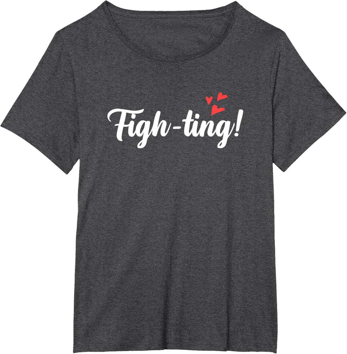 K-Drama Lover Figh-ting Watching Korean Drama Fan K-pop T-Shirt - Dark Heather Grey