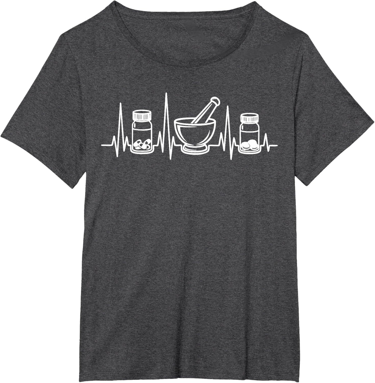 Pharmacy Technician Rx Tech Pharmacy T-Shirt - Dark Heather Grey