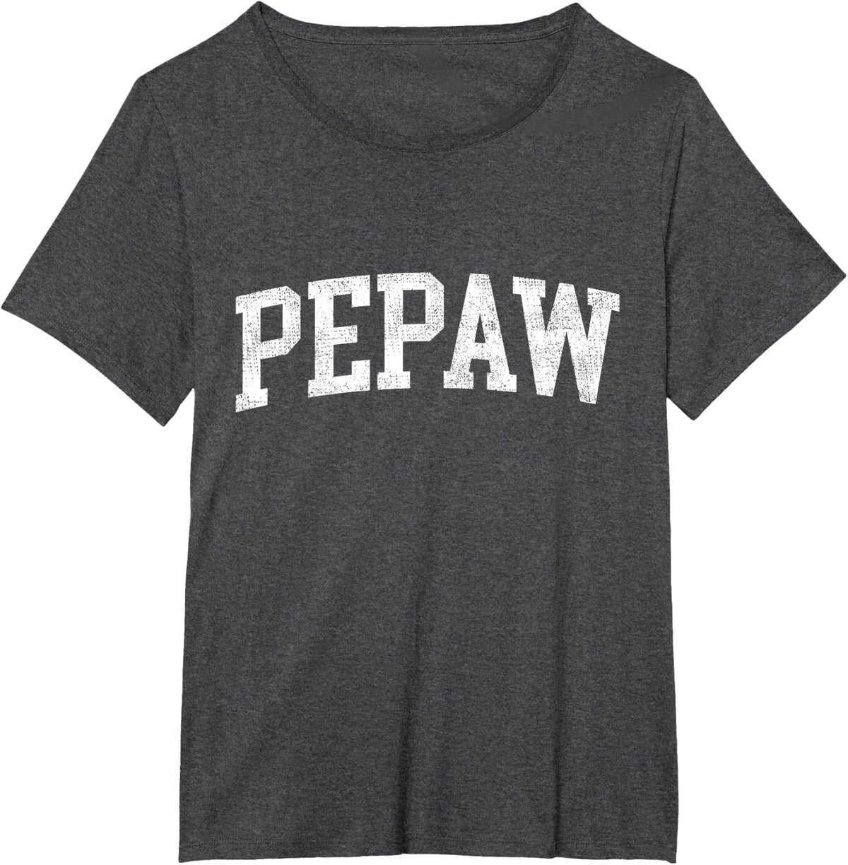 Pepaw Classic Bold Font Pepaw Birthday Gift T-Shirt - Dark Heather Grey