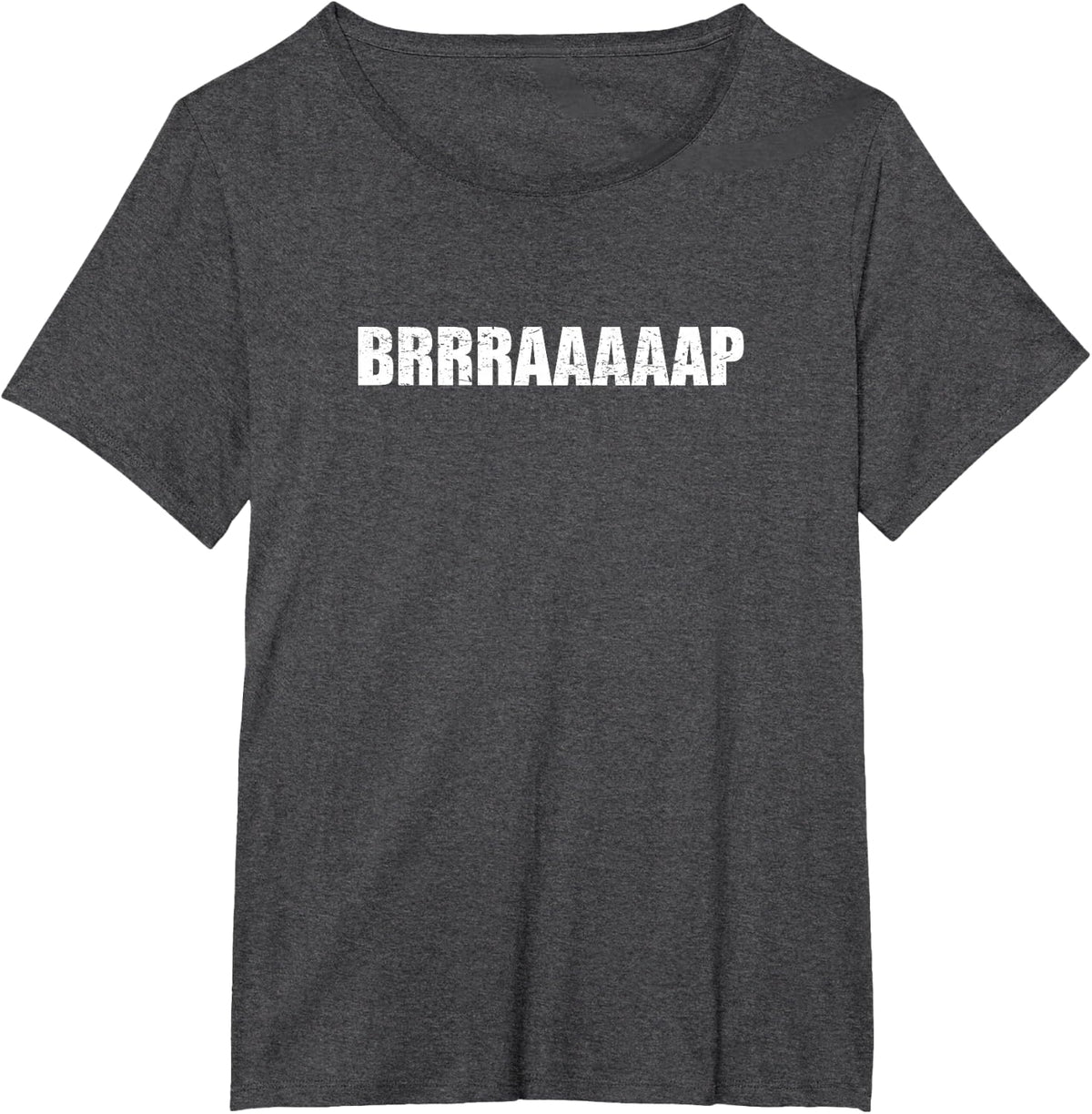 Brap (Braaaap) Funny Dirt Bike Racing Shirt T-Shirt - Dark Heather Grey