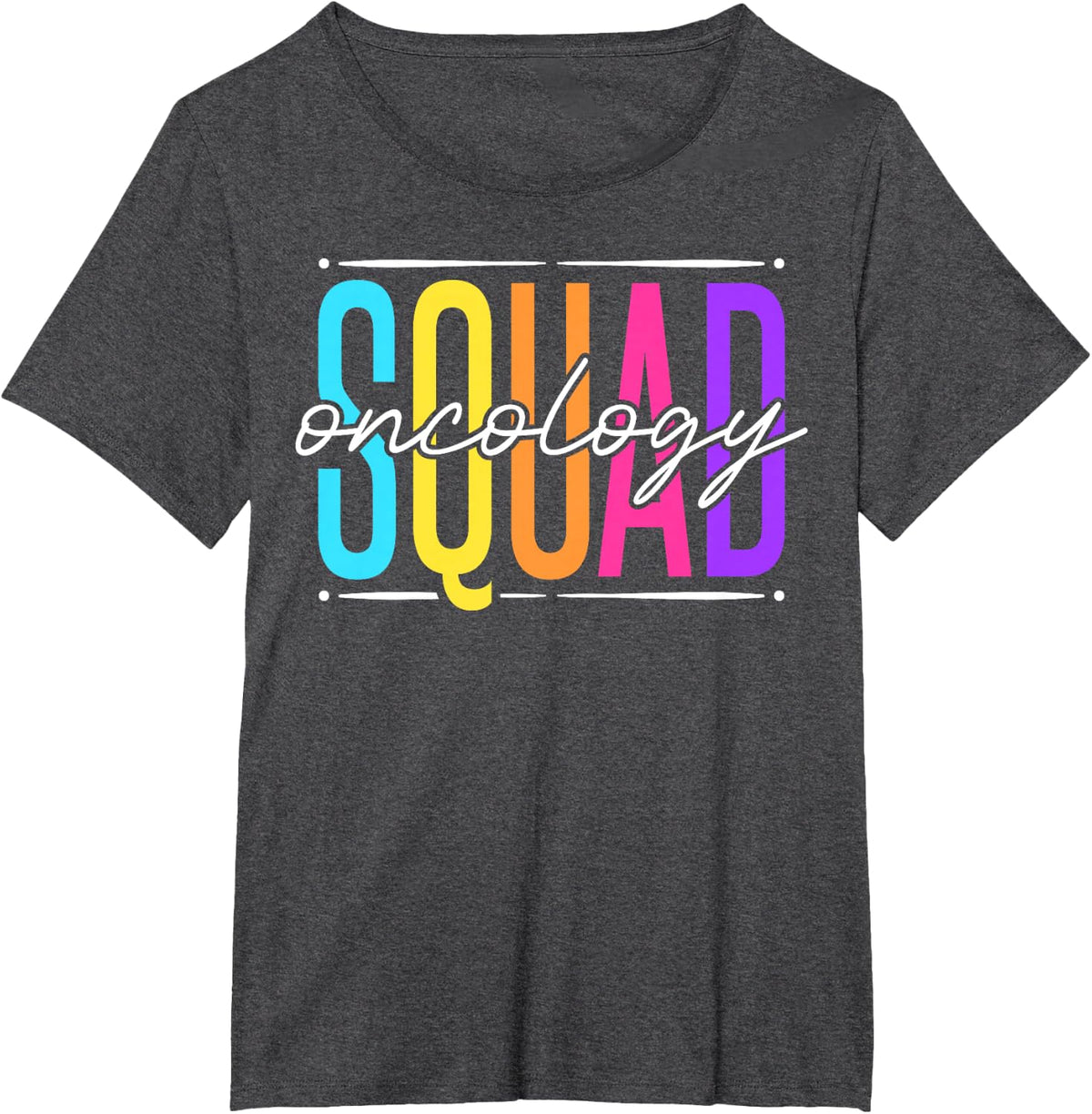 Oncology Squad Oncologist Oncology Nurse T-Shirt - Dark Heather Grey
