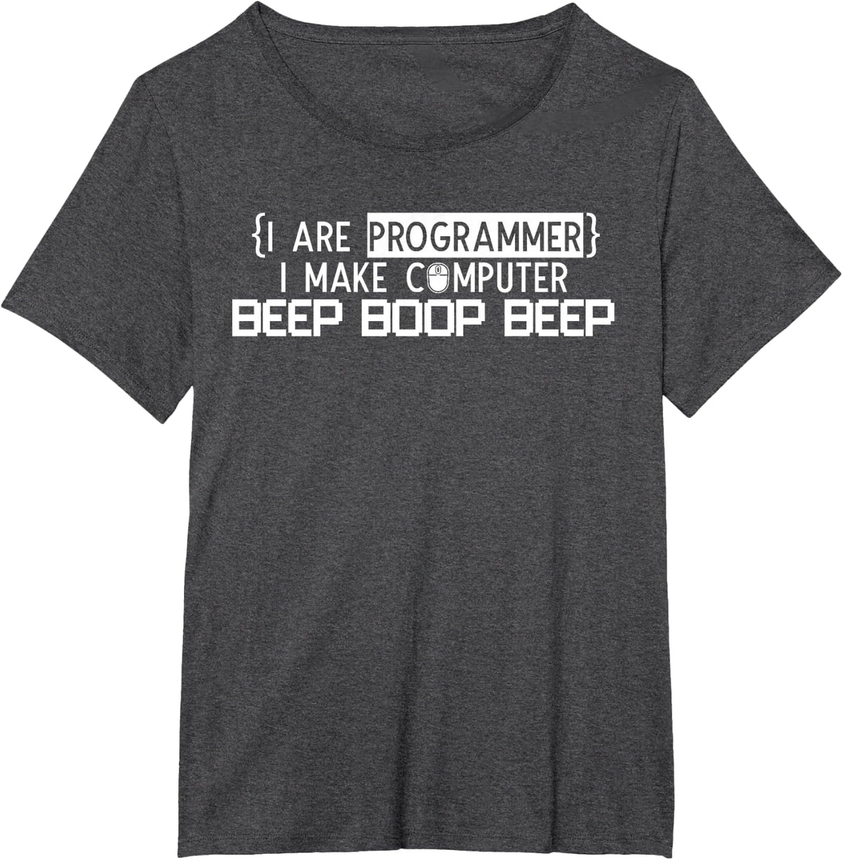 Computer Scientist Coding - Software Nerd Programming Developer T-Shirt - Dark Heather Grey