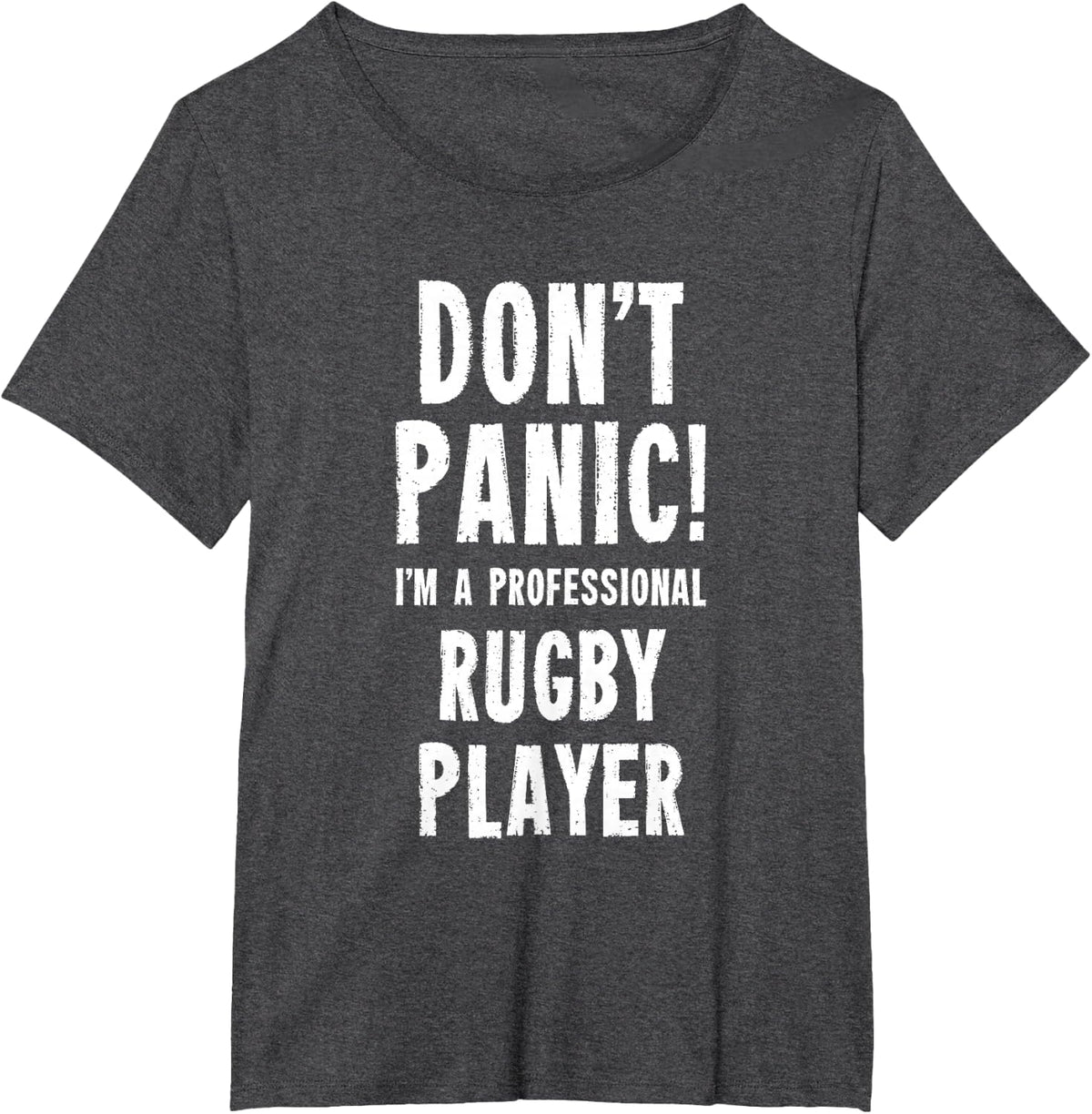 Rugby Player T-Shirt - Dark Heather Grey