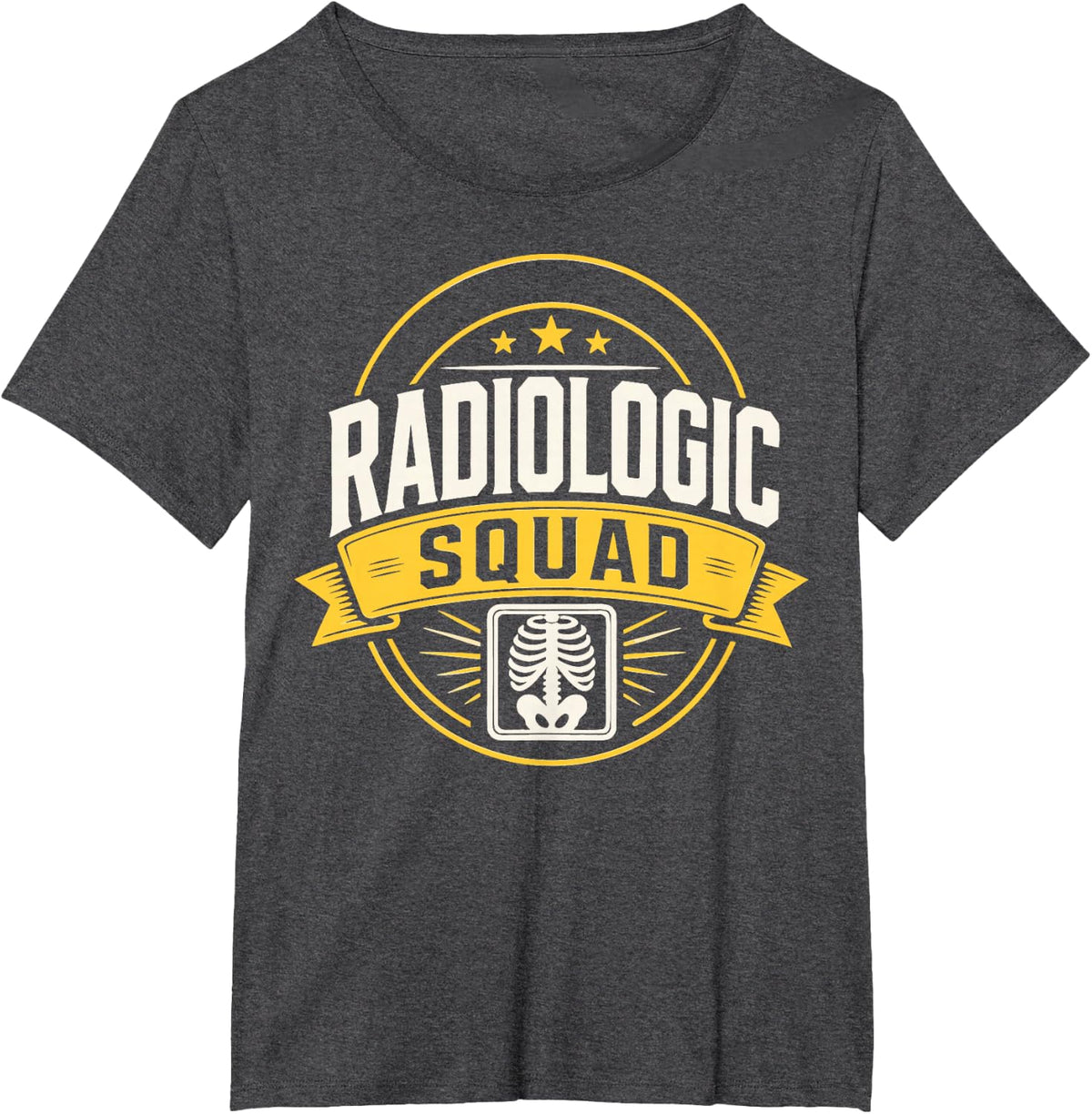 Radiology Team Crew Radiologic Squad T-Shirt - Dark Heather Grey