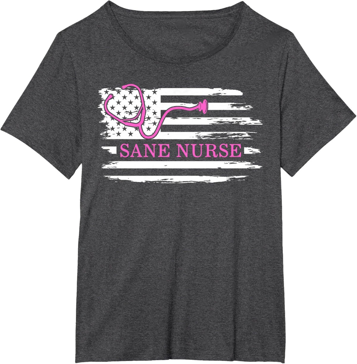 Sane Nurse Tea, Registered Nurse Forensic Nurse Gift Ideas T-Shirt - Dark Heather Grey