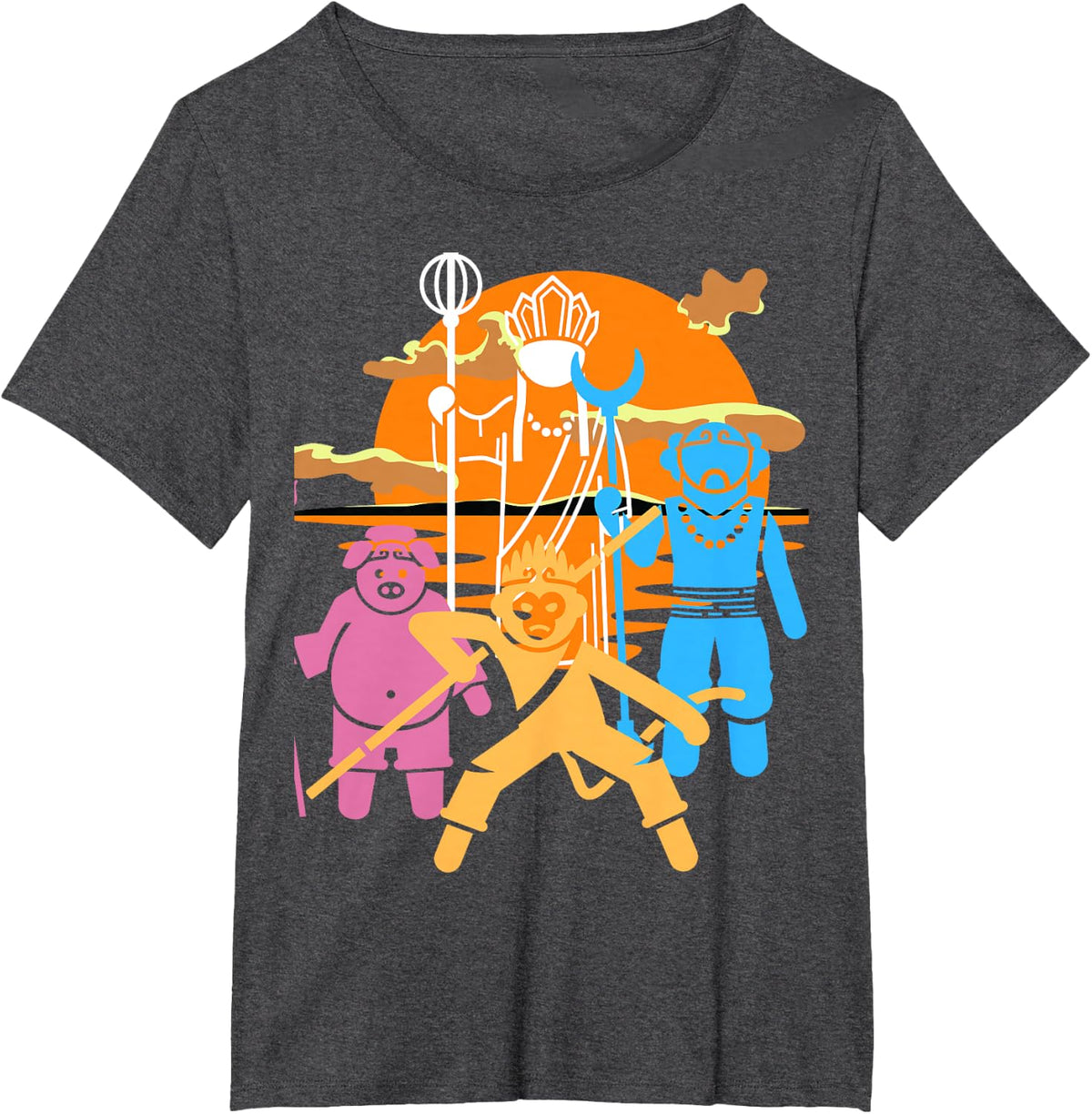 Monkey King T-Shirt - Dark Heather Grey