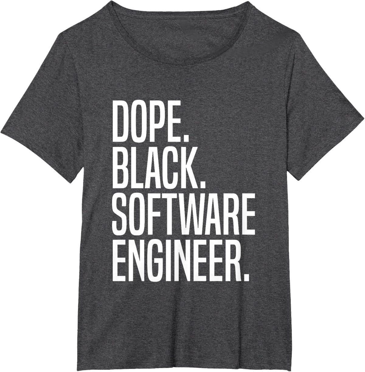 Dope Black Software Engineer T-Shirt - Dark Heather Grey