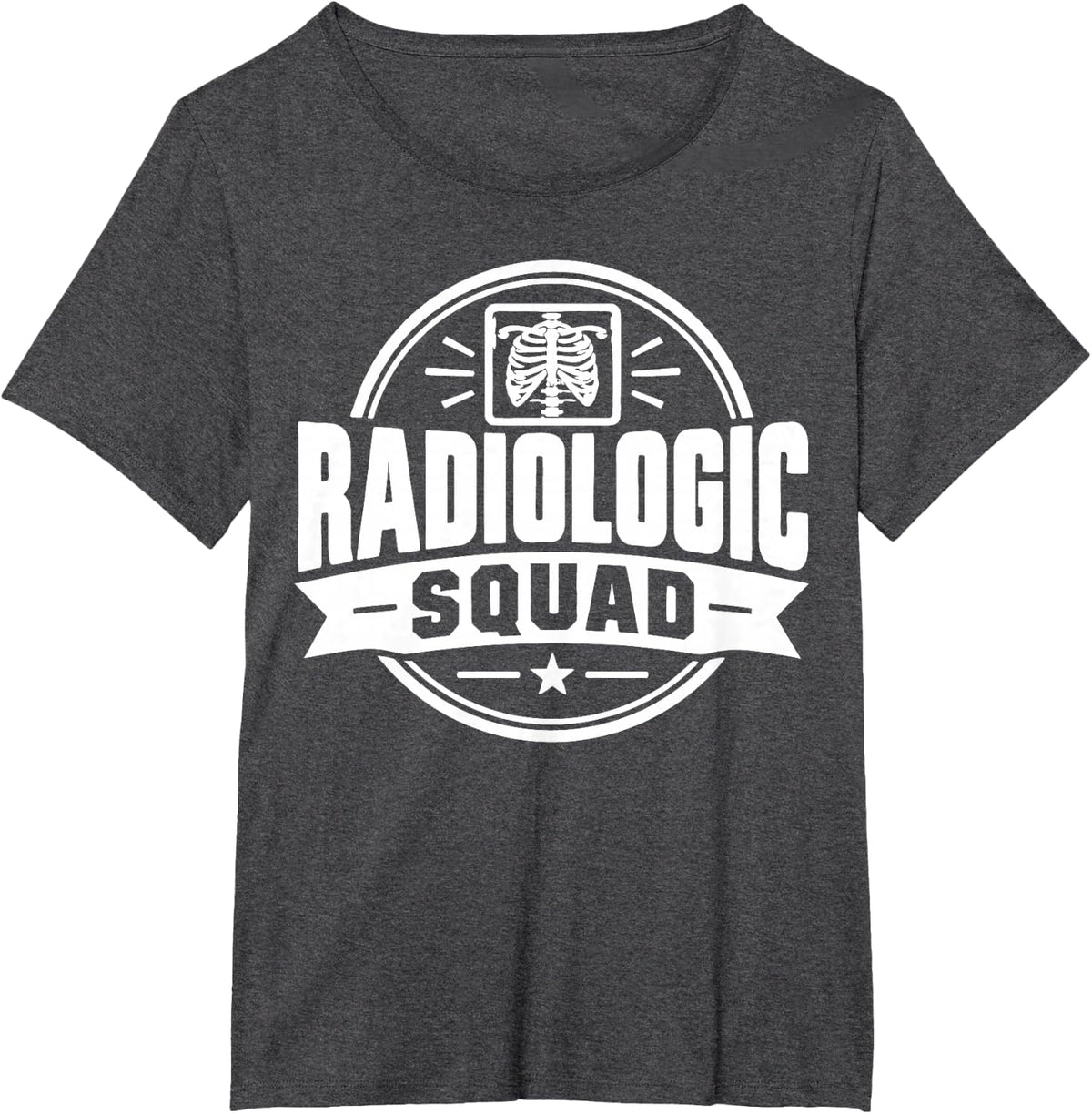 X-Ray Tech Squad Radiology Team Rad Tech T-Shirt - Dark Heather Grey