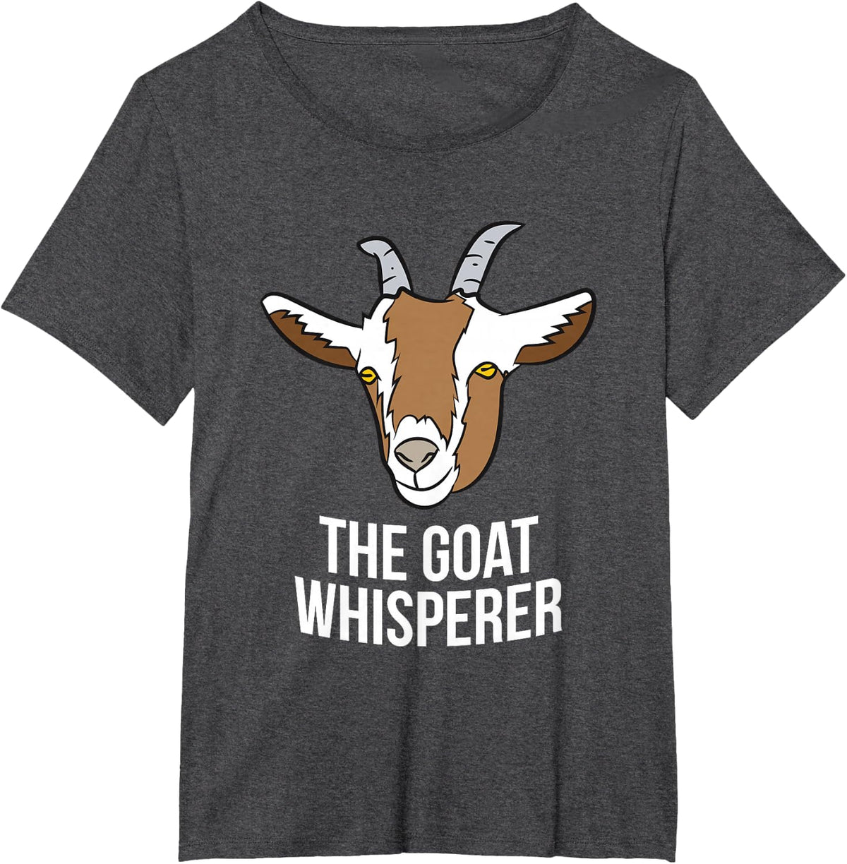 Funny Goat Farmer The Goat Whisperer T-Shirt - Dark Heather Grey