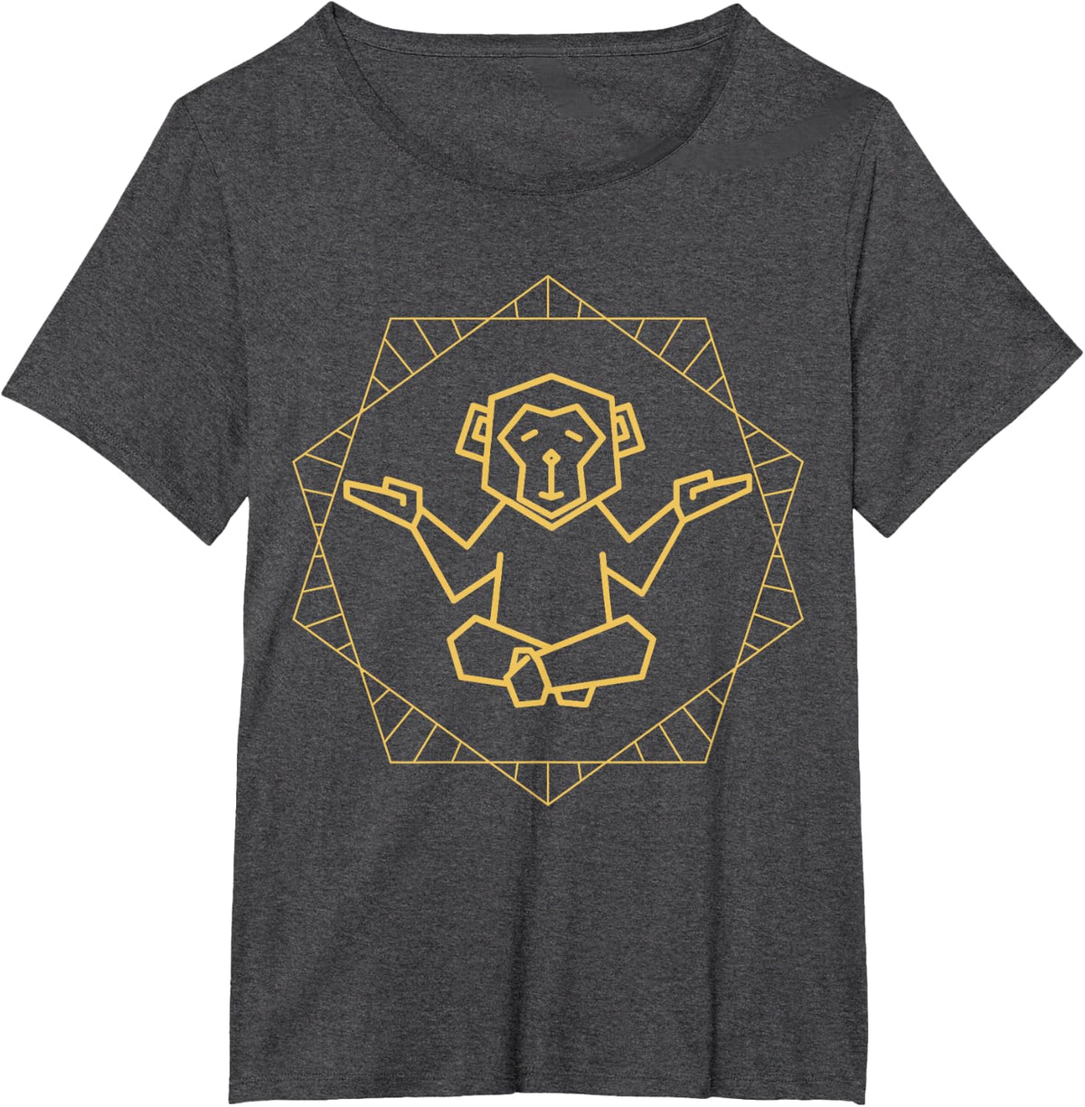 The Stoic Monkey Within T-Shirt - Dark Heather Grey