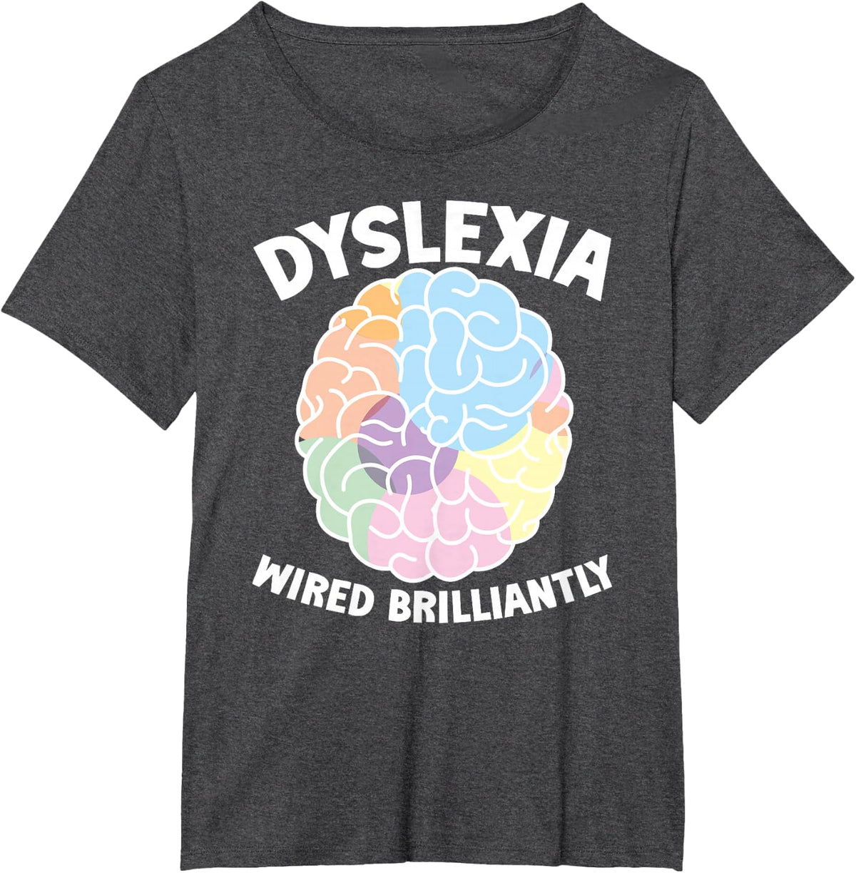 Dyslexia Awareness Dyslexia Support Dyslexia Warrior T-Shirt - Dark Heather Grey