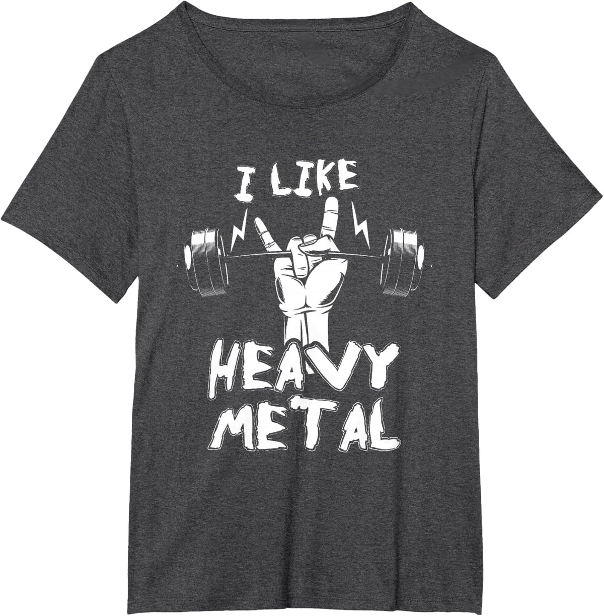 Exercise Fitness Instructor Personal Trainer Gift Heavy Metal Weightlifting Bodybuilding Gym Workout Barbell T-Shirt - Dark