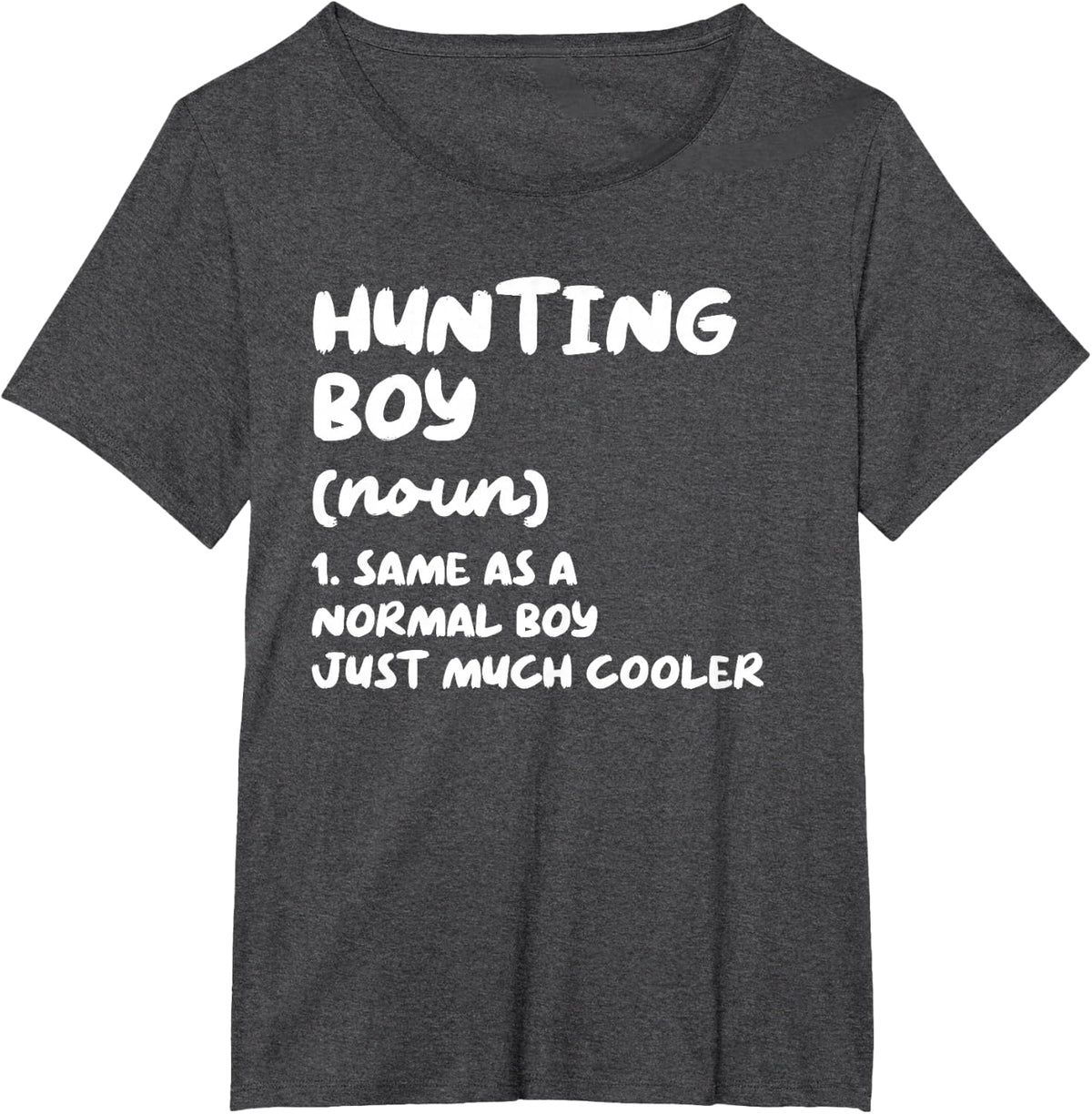 Hunting Boy Definition Funny T-Shirt - Dark Heather Grey