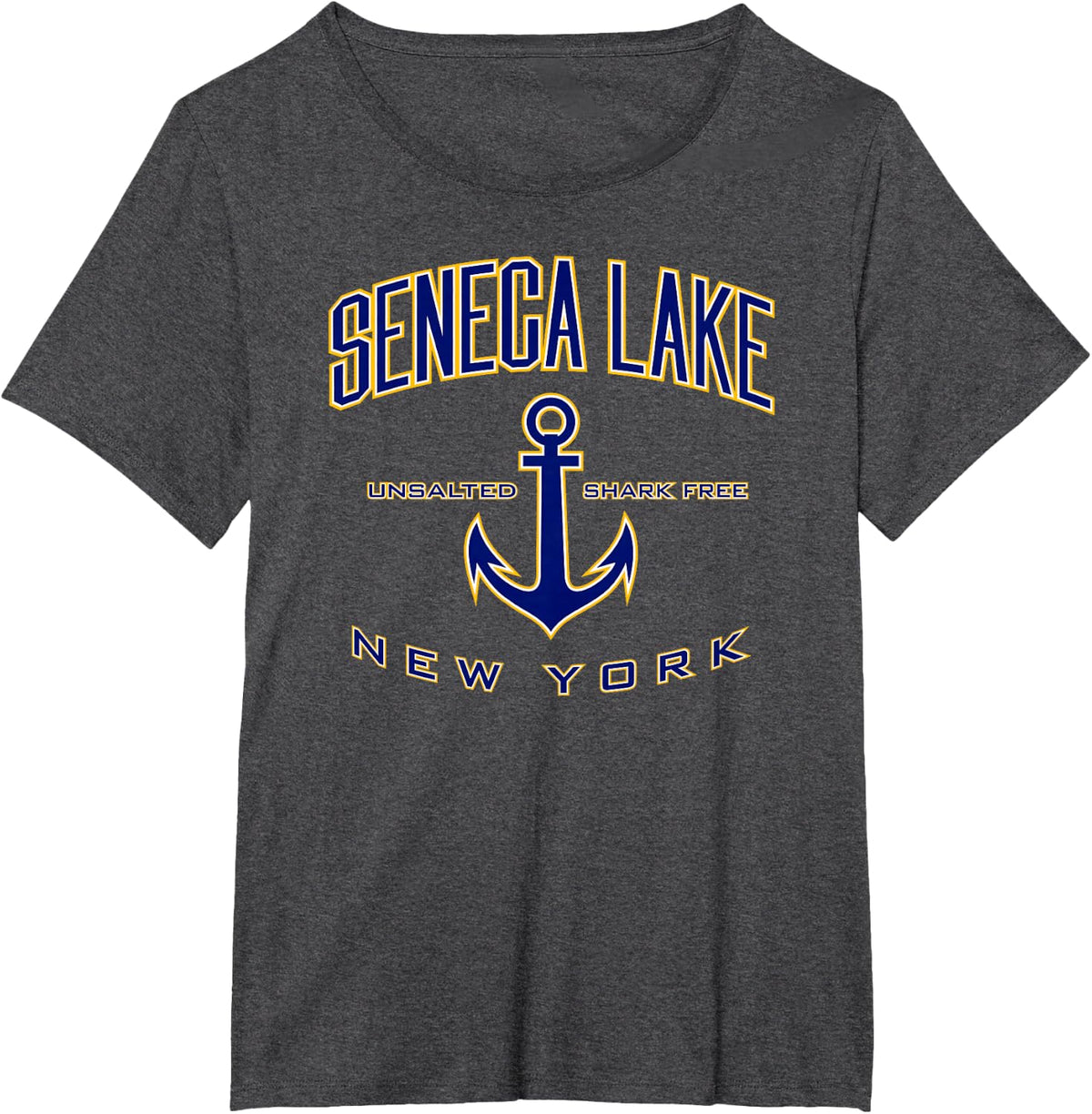 Seneca Lake T-Shirt - Dark Heather Grey