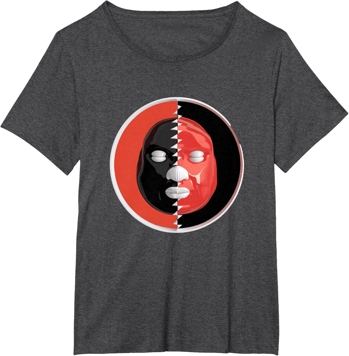 Papa Legba Elegba - Eleggua God Of The Crossroads Veve T-Shirt - Dark Heather Grey