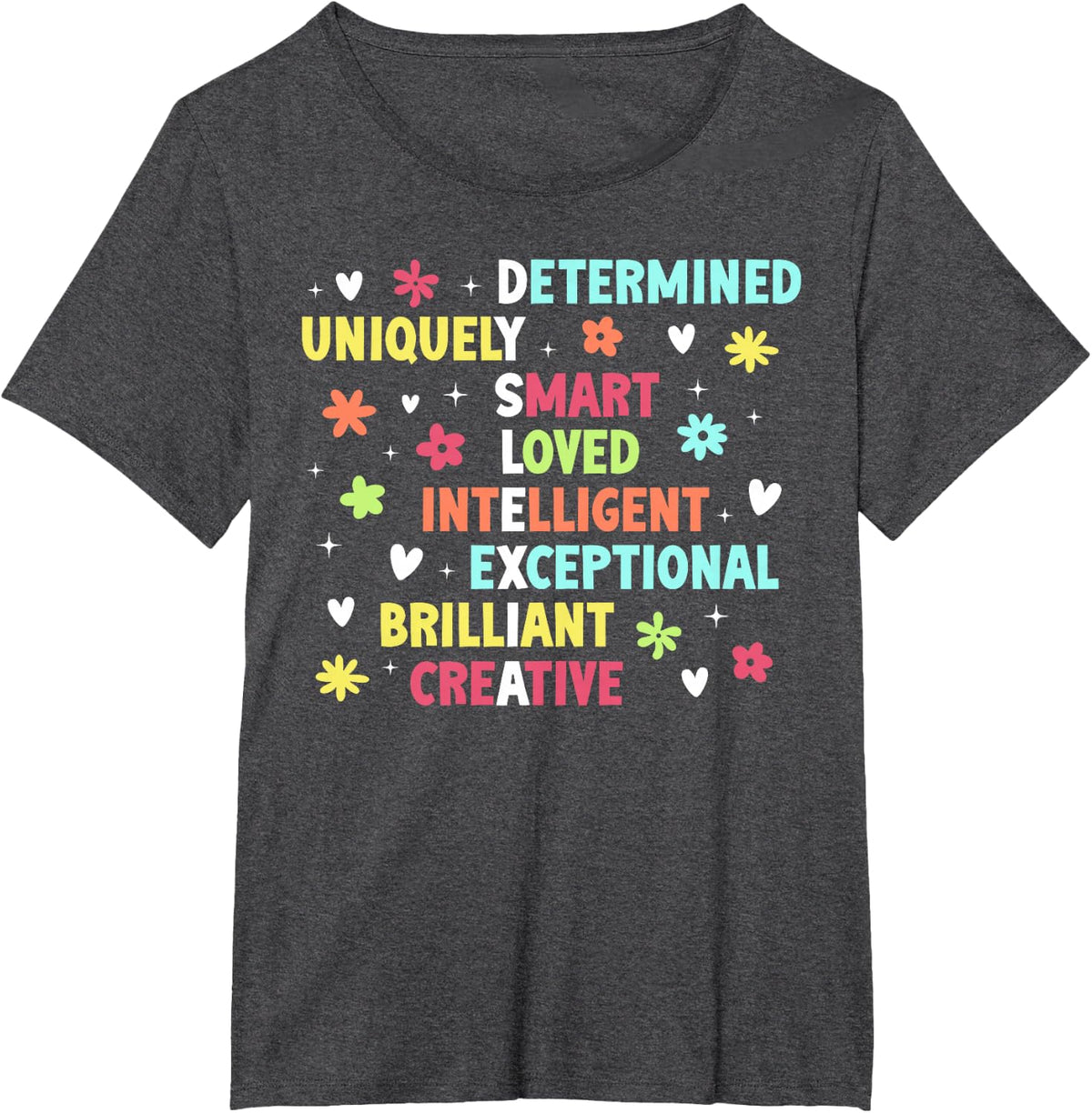 Dyslexia Awareness Dyslexia Warrior Dyslexia Support T-Shirt - Dark Heather Grey