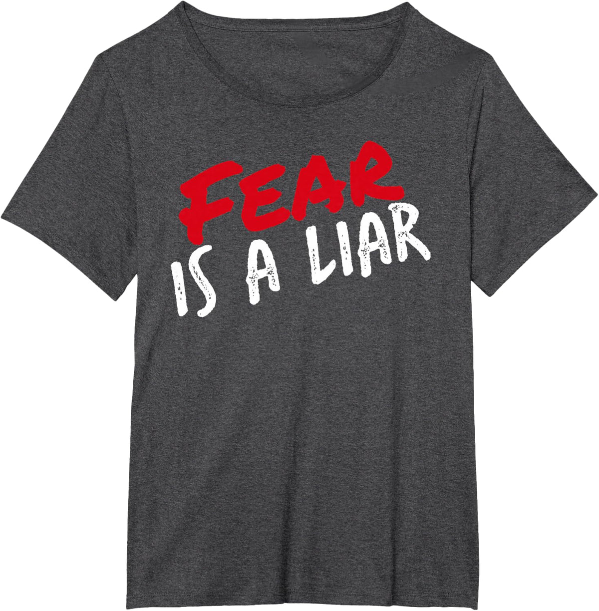 Fear Is A Liar - Follow the Way and the Truth T-Shirt - Dark Heather Grey