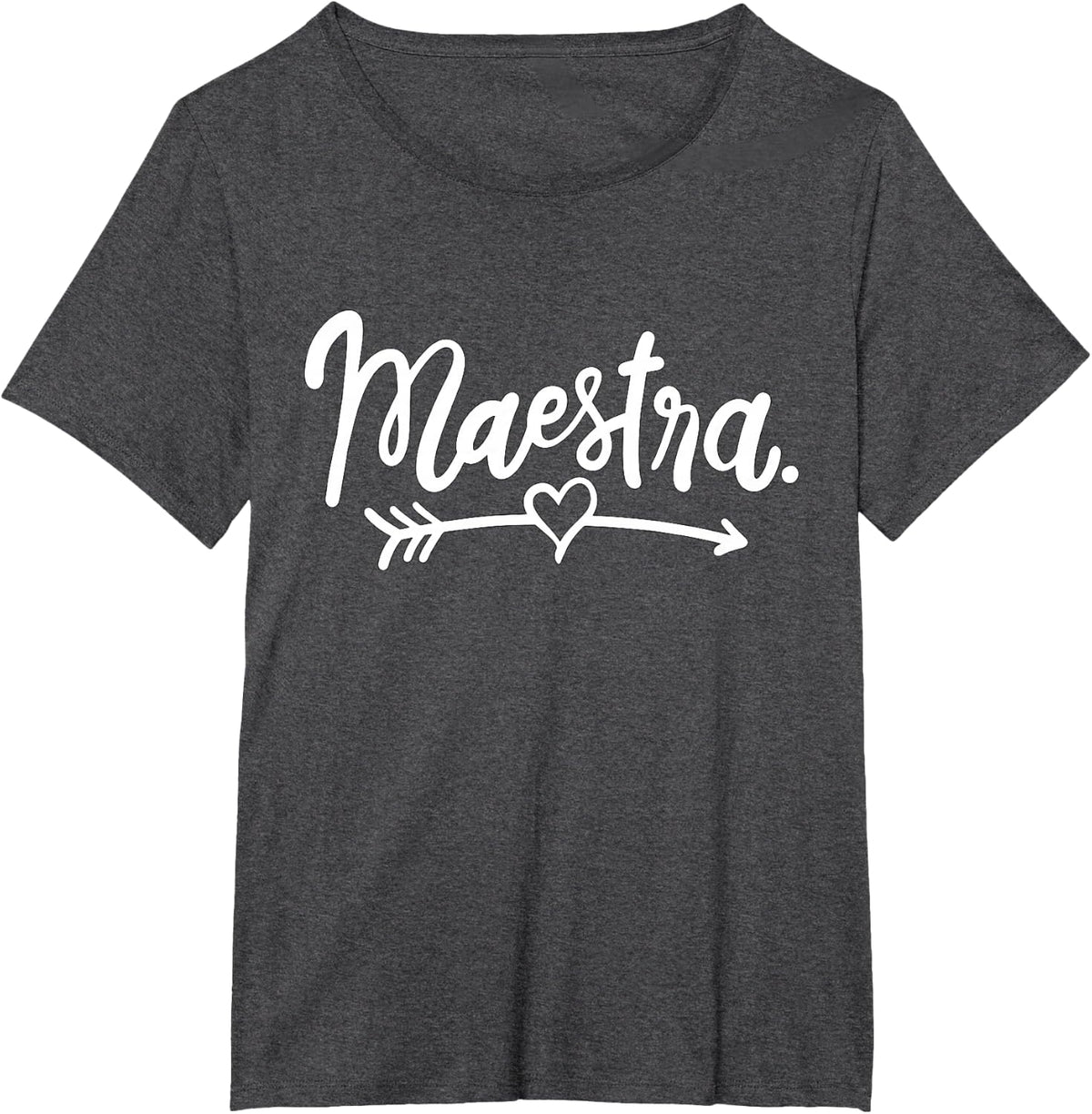 Maestra Spanish Teacher Bilingual T-Shirt - Dark Heather Grey
