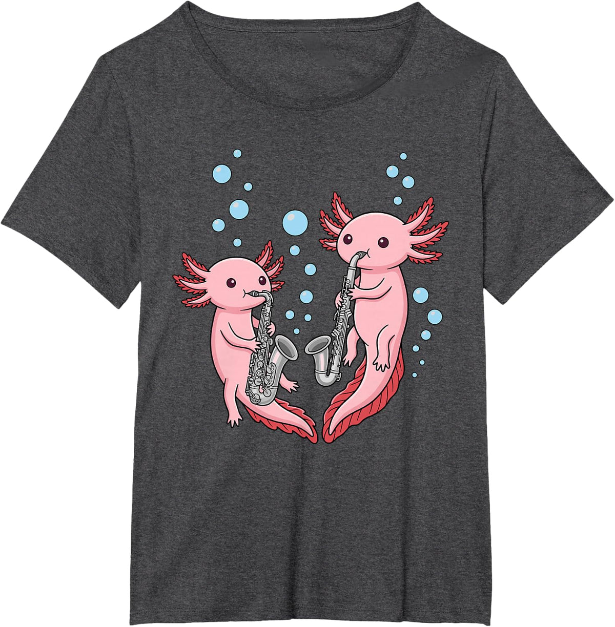 Funny Bass Clarinet Art for Men Women Bass Clarinetist T-Shirt - Dark Heather Grey