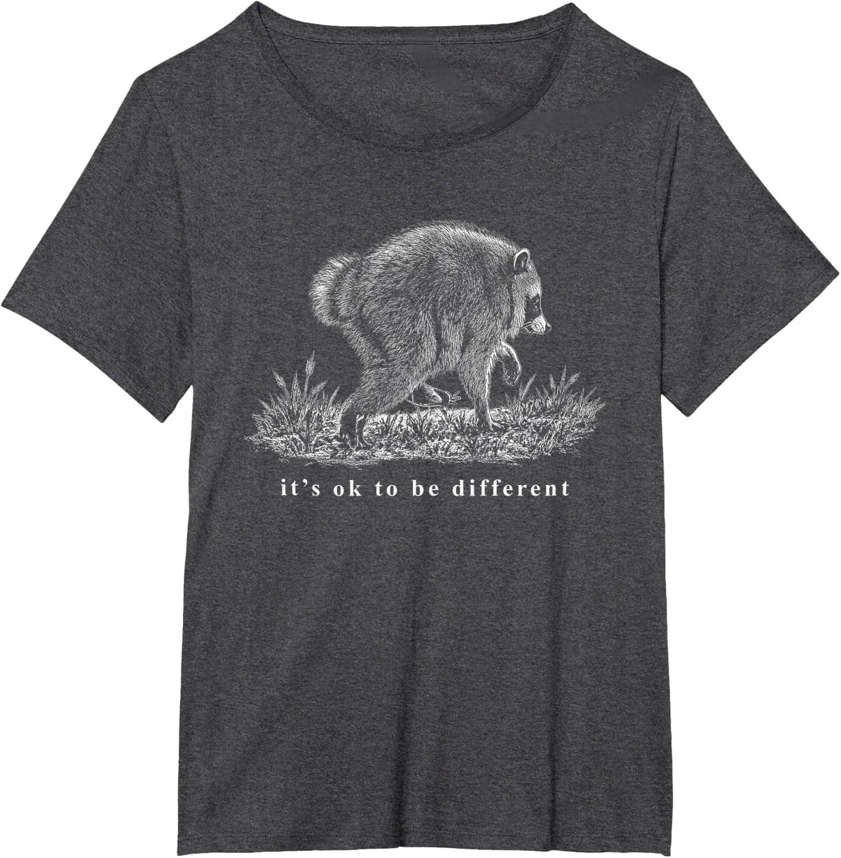 Jimothy Raccoon Cute Trash Panda Viral Animal Lover T-Shirt - Dark Heather Grey