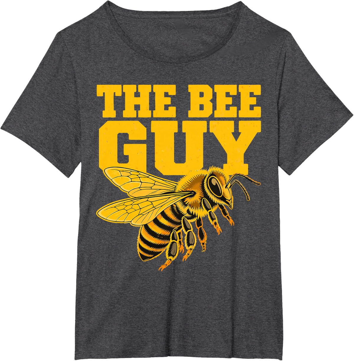 Funny Beekeeper Apiary Beekeeping Bee Guy T-Shirt - Dark Heather Grey