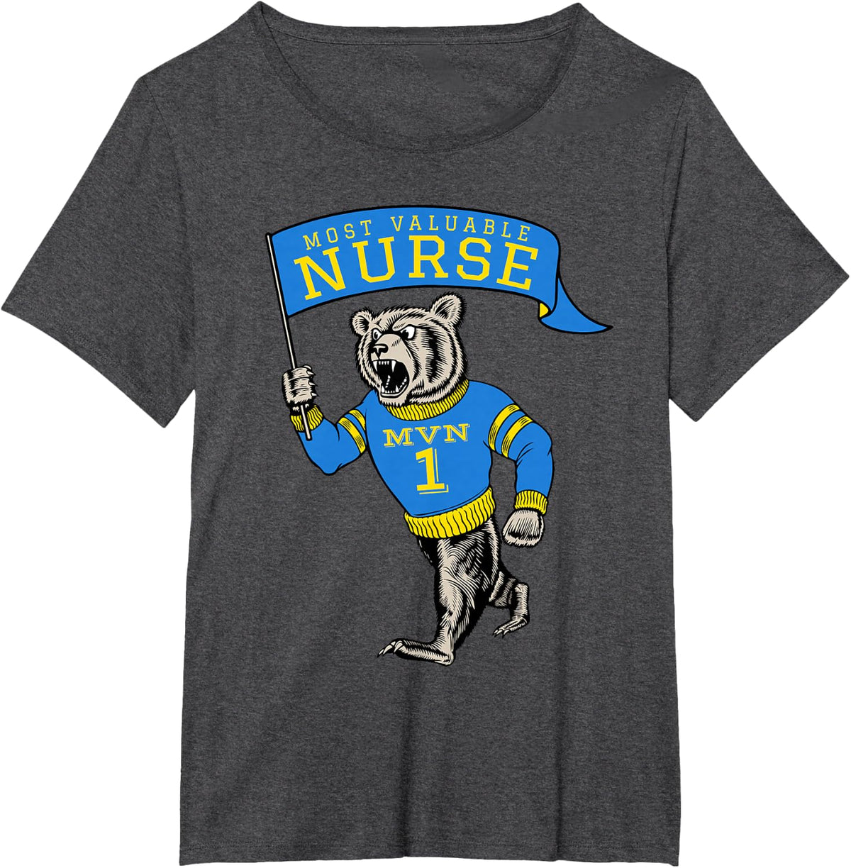 Funny Nurse Saying Nursing Appreciation T-Shirt - Dark Heather Grey