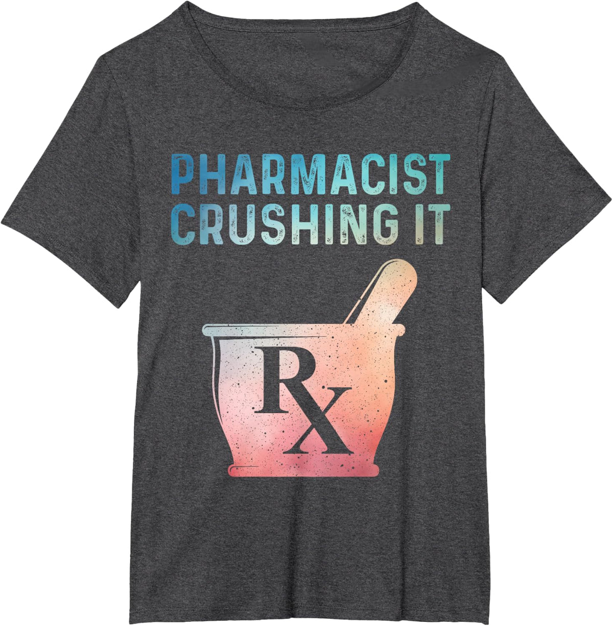 Funny Pharmacist Design For Men Women Pharmacy Technician T-Shirt - Dark Heather Grey