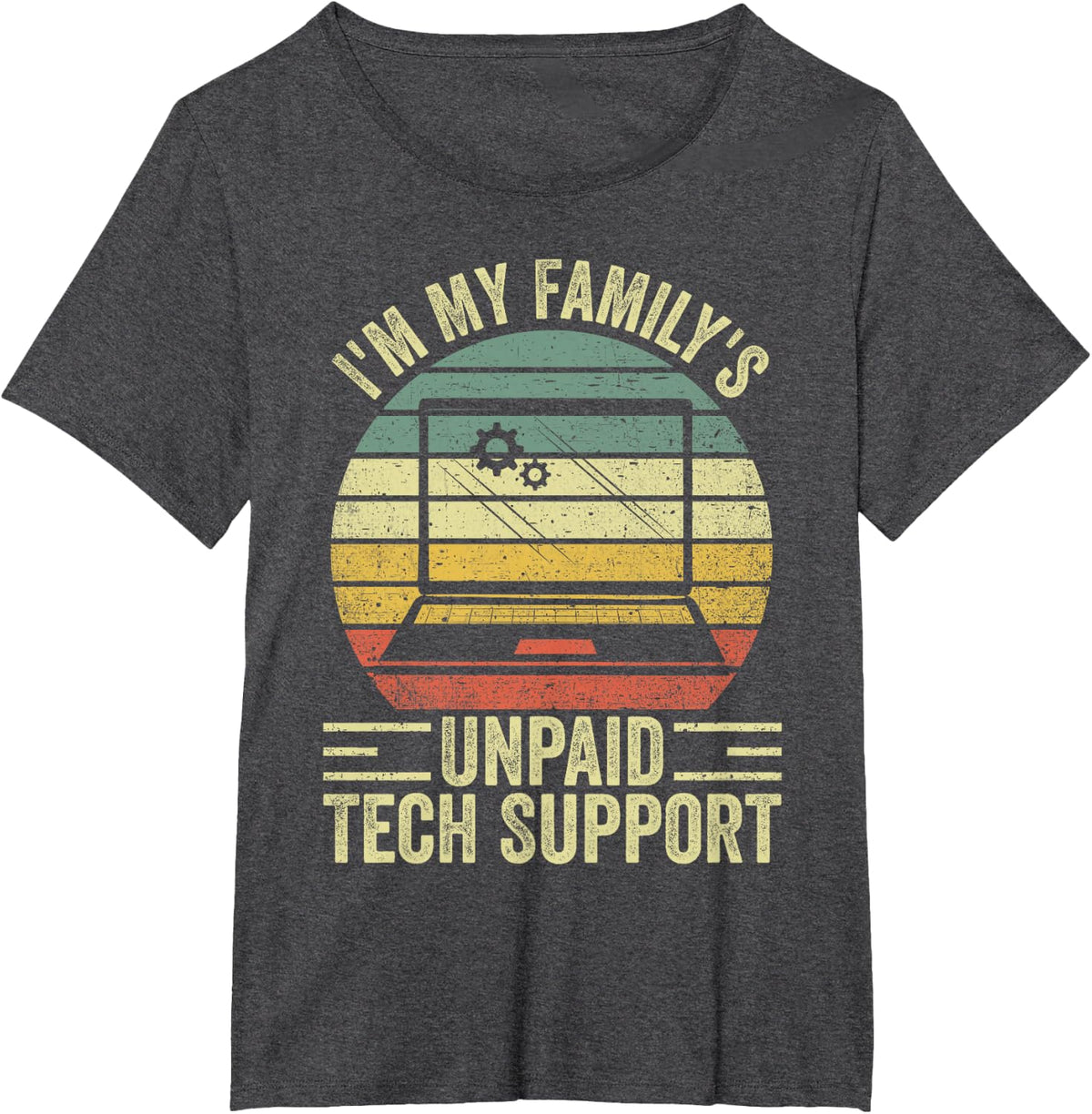 Funny Computer Engineer Tech Men Geek Nerd Programmers T-Shirt - Dark Heather Grey