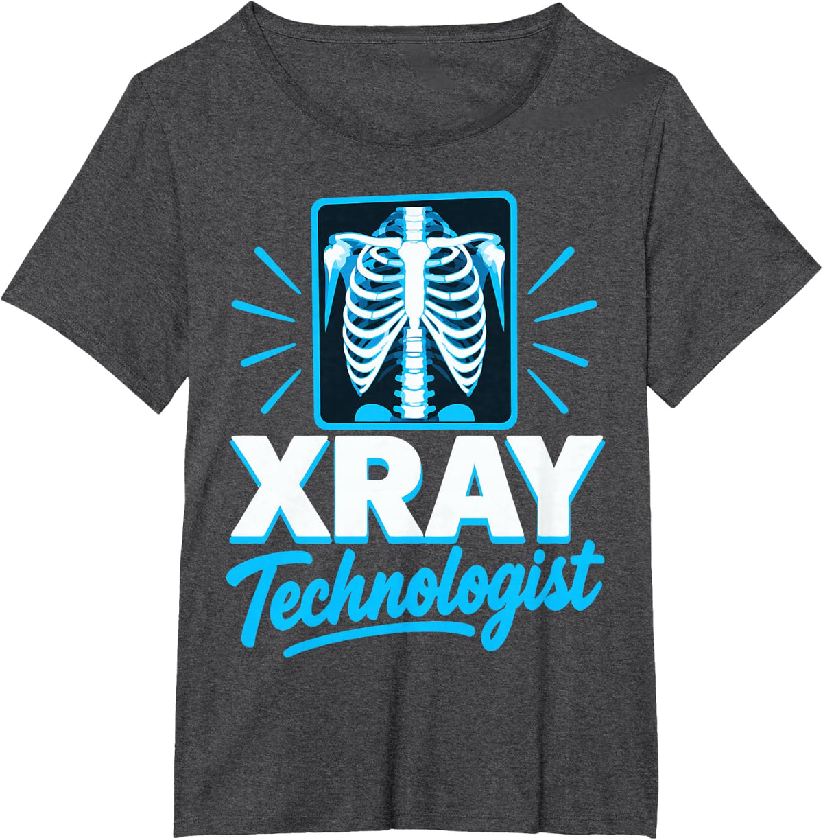 X-Ray Technologist Rad Tech Radiology T-Shirt - Dark Heather Grey