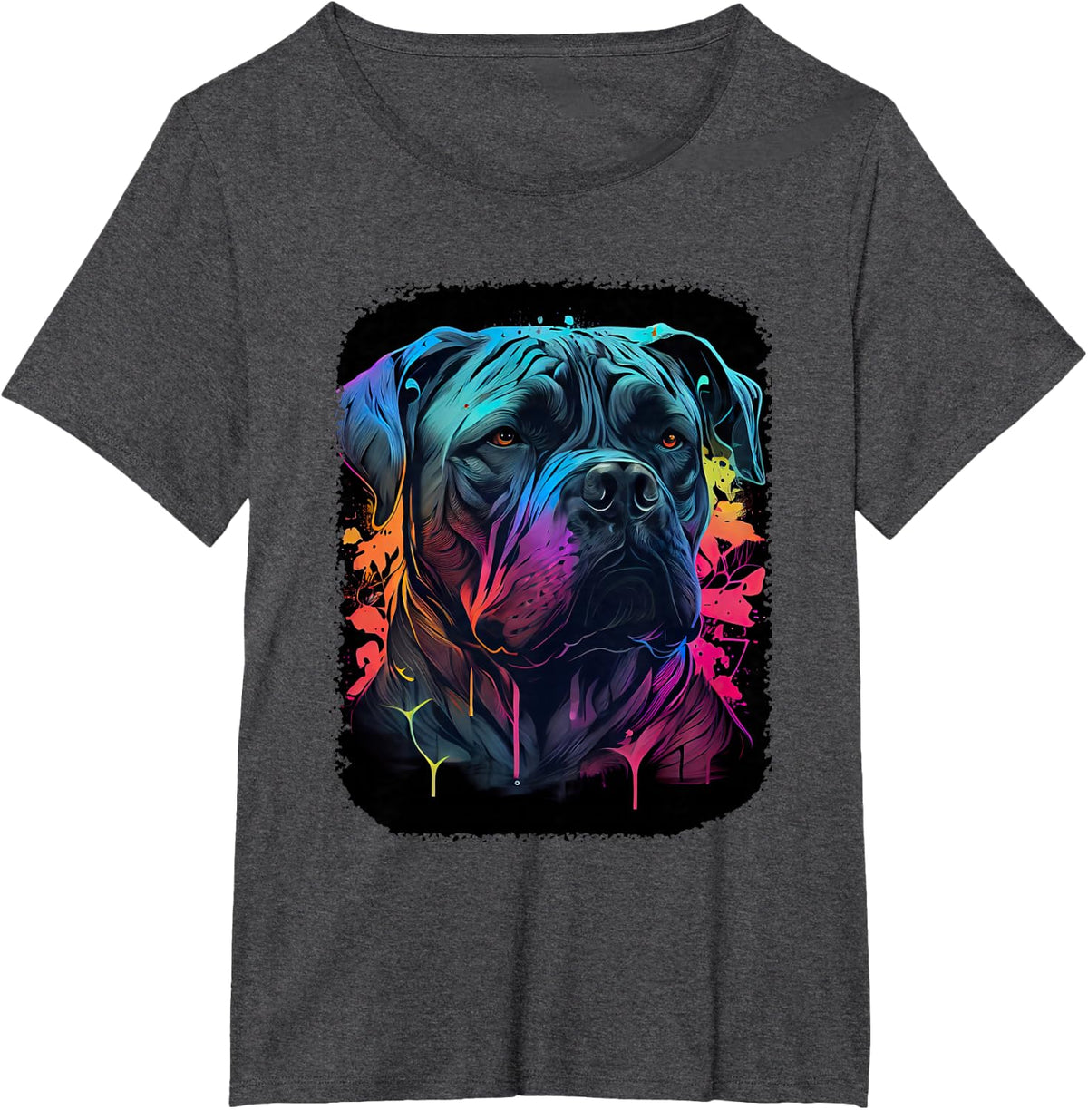 Majestic Cane Corso Portrai Art for a Cane Corso owner T-Shirt - Dark Heather Grey