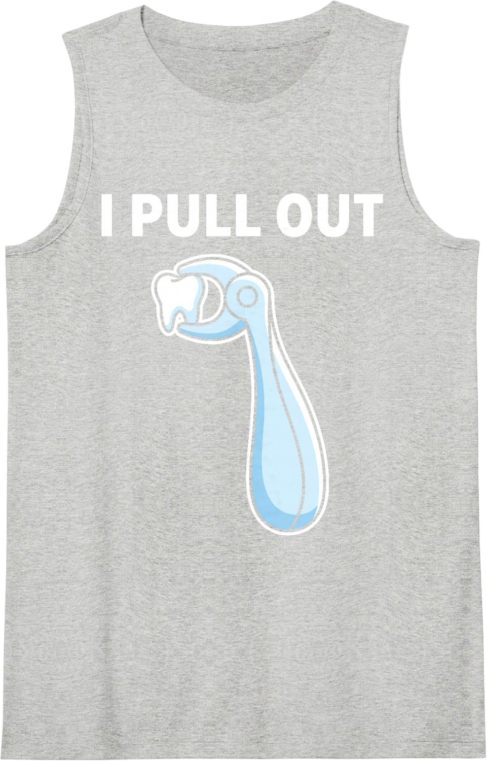 Best Dentist Art for Men Women Tooth Doctor Dental Teeth Tank Top - Heather Grey