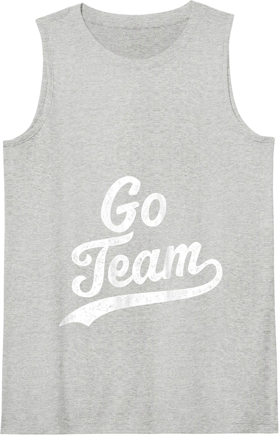 Go Team Tank Top - Heather Grey