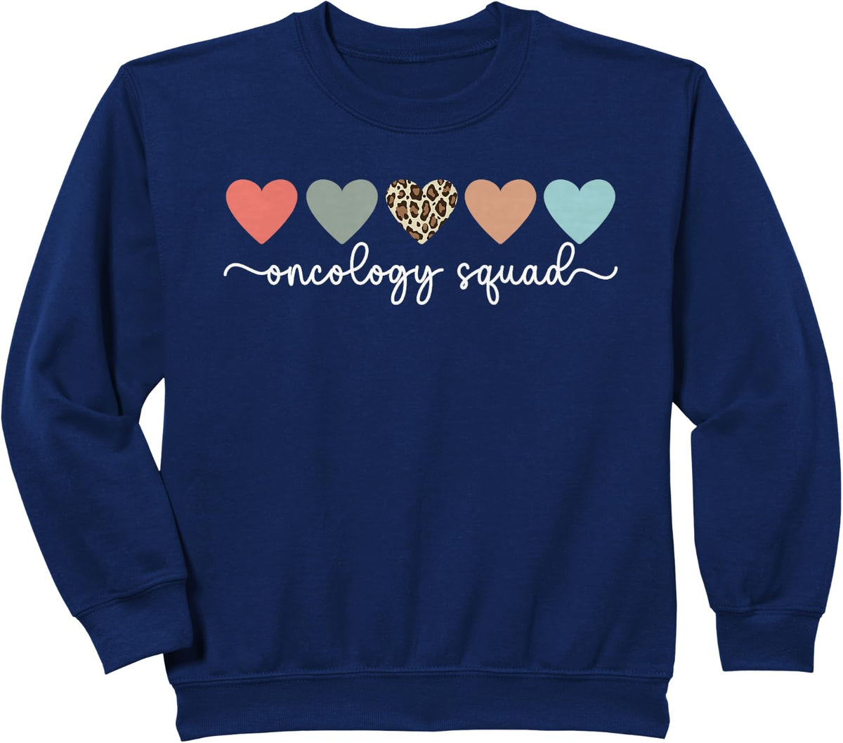 Oncology Squad Oncology Nurse Crew Oncology Nursing Team Sweatshirt - Navy Blue