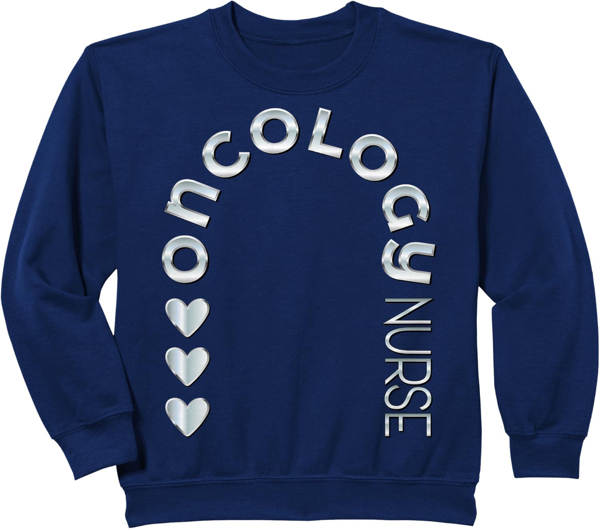HEM-ONC Nurse, Hematology Oncology Nursing Sweatshirt - Navy Blue