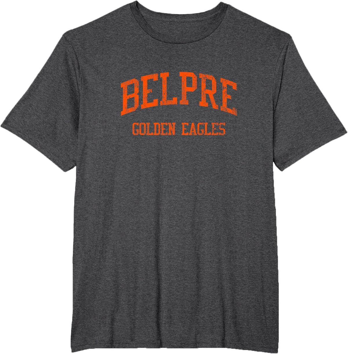 Belpre High School HS Belpre OH Vintage Sports T-Shirt - Dark Heather Grey