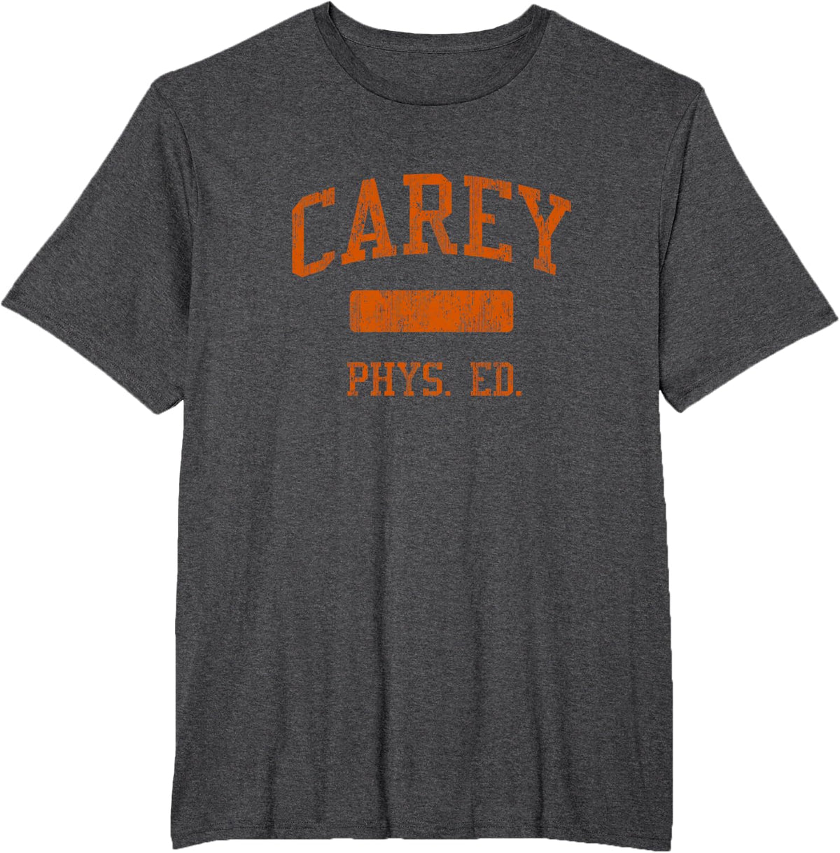 Carey High School HS Franklin Square NY PHYS Ed T-Shirt - Dark Heather Grey