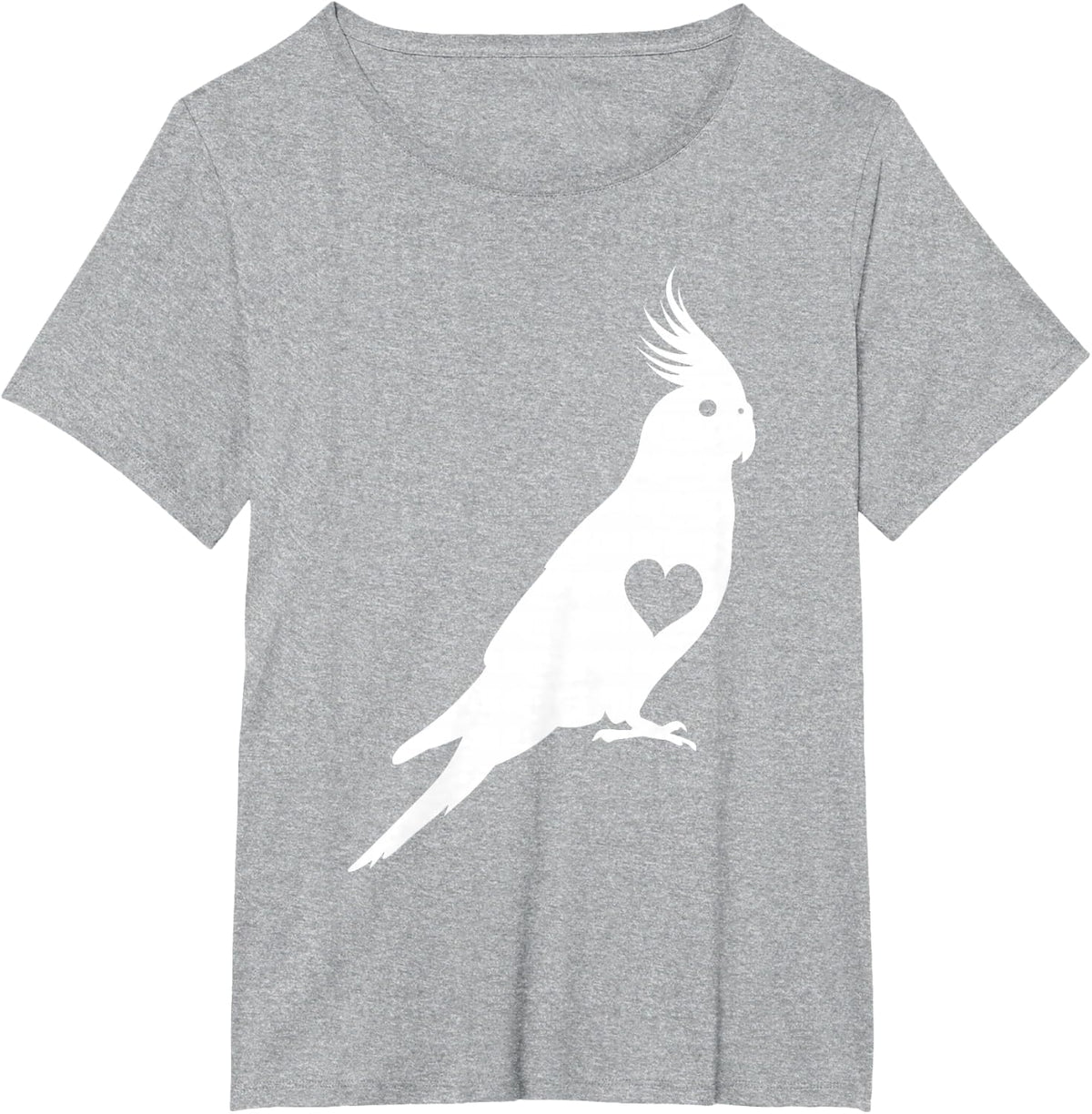Cool Cockatiel Art for Men Women Parrot Bird Cockatiel Lover T-Shirt - Heather Grey
