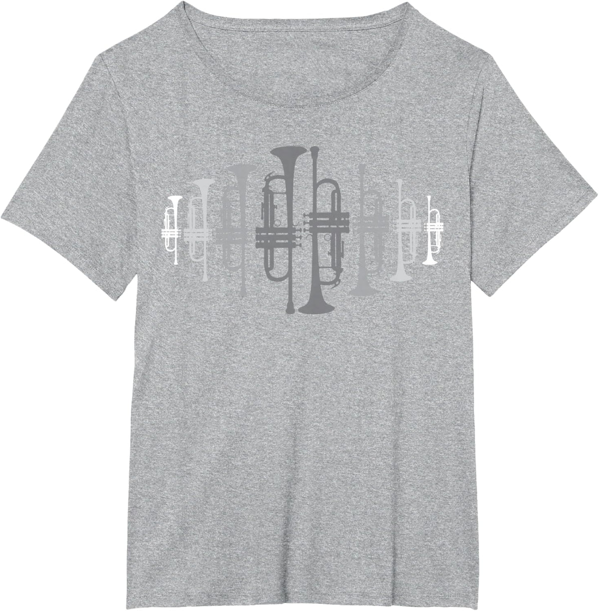 Trumpet Trumpeter Player T-Shirt - Heather Grey