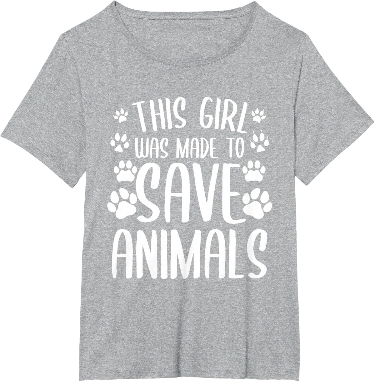 Funny Veterinarian Design for Girls Women Vet Tech Assistant T-Shirt - Heather Grey