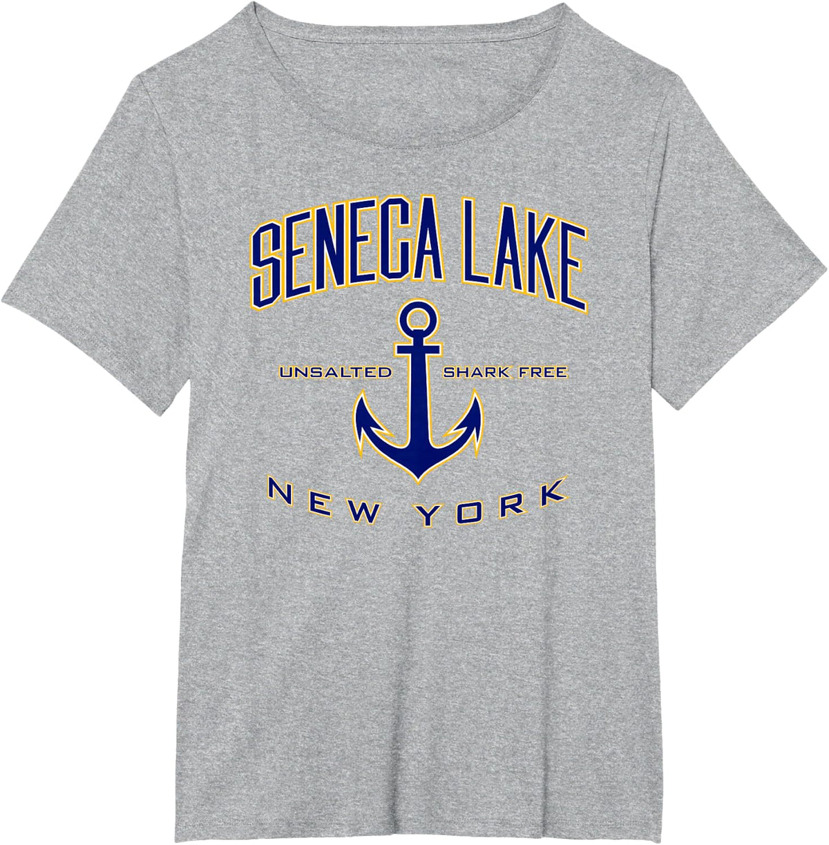 Seneca Lake T-Shirt - Heather Grey