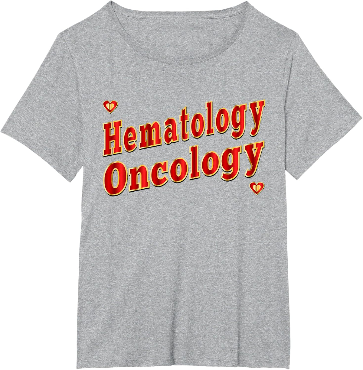 Oncology, Physician Assistant Nurse, Hemoglobin Hematology T-Shirt - Heather Grey