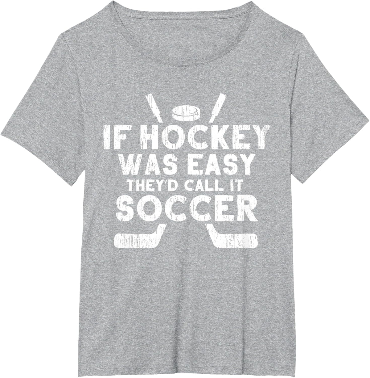 Funny Ice Hockey Player Goalie Sports Gift Men Women Kids T-Shirt - Heather Grey